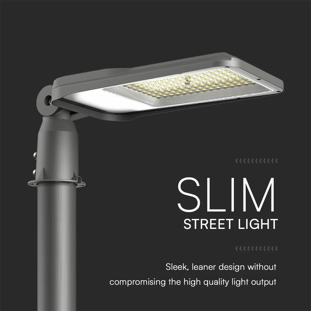 LED Straßenleuchte 50W 6500K IP65 Samsung Chip | Grau