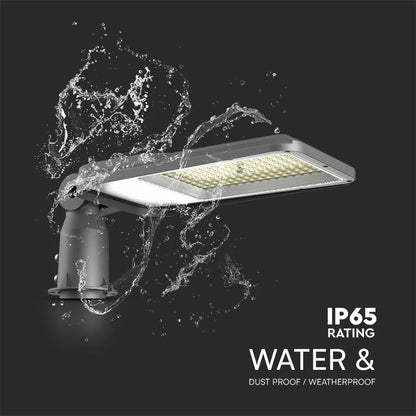 LED Straßenleuchte 50W 6500K IP65 Samsung Chip | Grau