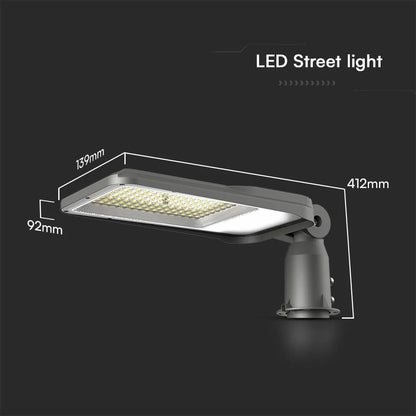 LED Straßenleuchte 50W 6500K IP65 Samsung Chip | Grau