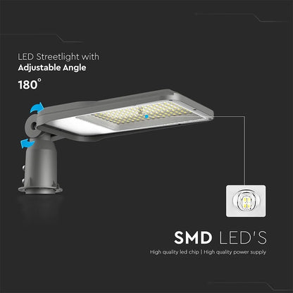 V-TAC LED Straßenleuchte 100W Samsung 4000K IP65 Einstellbar