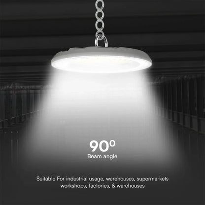LED UFO Hallenstrahler 100W CCT 3in1 IP65 mit Schalter | Grau