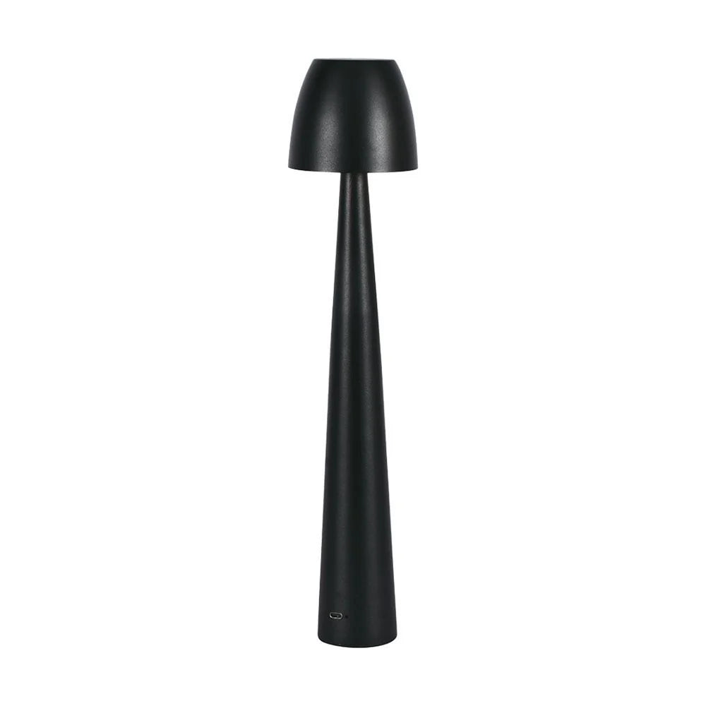 LED Tischleuchte 3W CCT Touch USB-C Wiederaufladbar Schwarz V-TAC