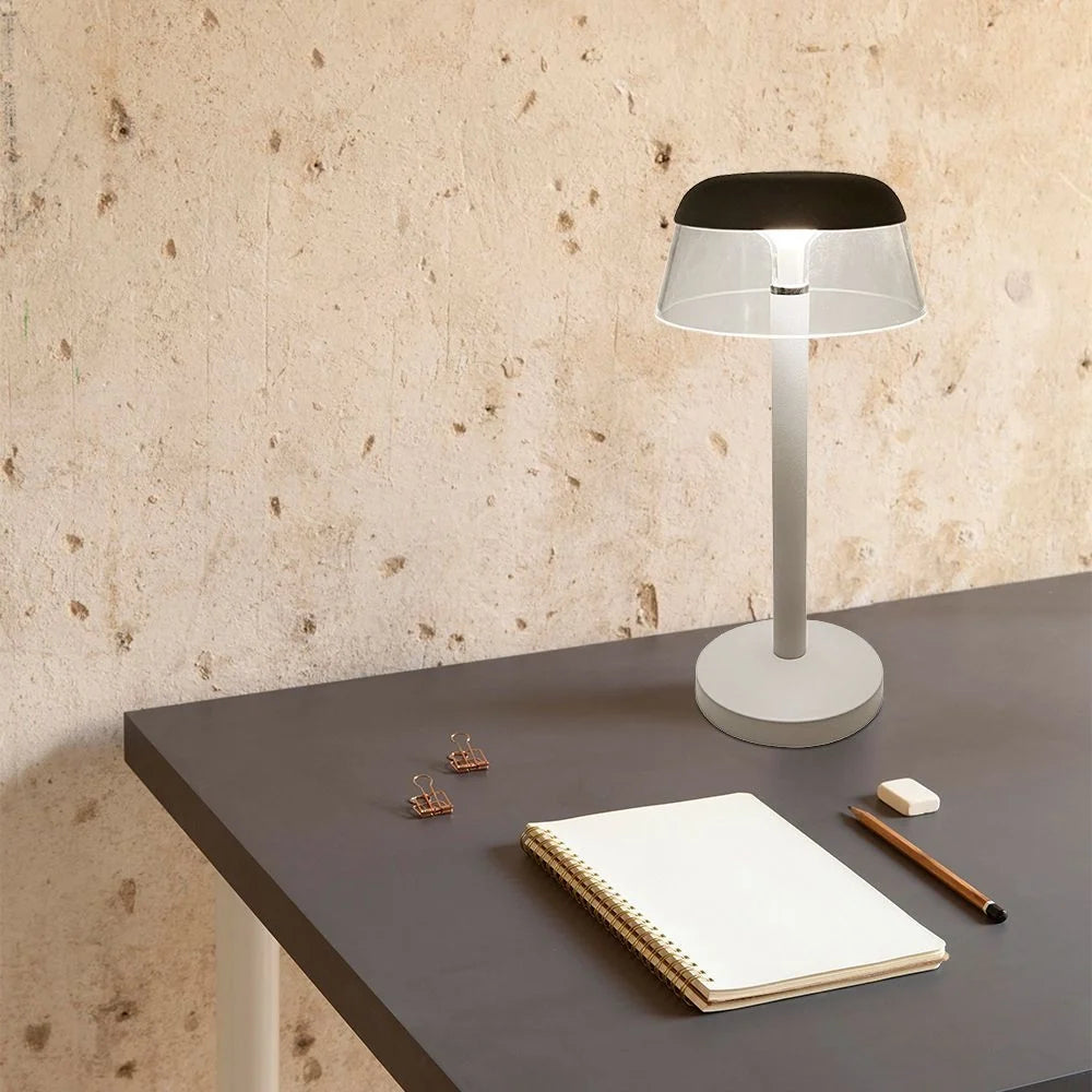 Lampada LED Tavolo 3W Ricaricabile USB-C Touch CCT Bianca V-TAC