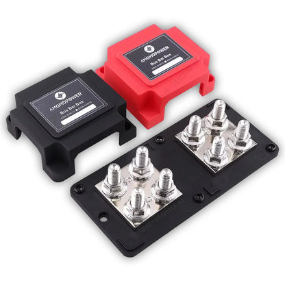 Sammelschiene V-Tac 400A mit 4 M10-Anschlüssen für Niederspannungsbatterien