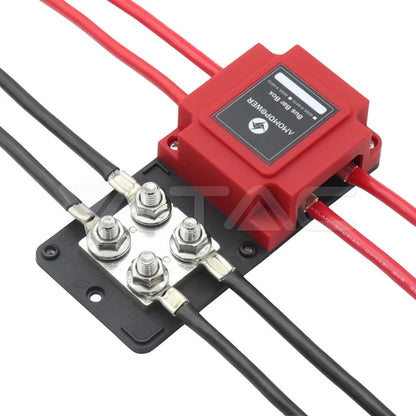 Sammelschiene V-Tac 400A mit 4 M10-Anschlüssen für Niederspannungsbatterien