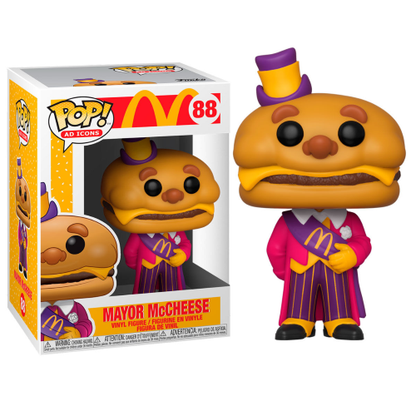 Funko Pop! Ad Icons McDonald's – (88) Mayor McCheese Pop Vinyl Figur 9cm Eat