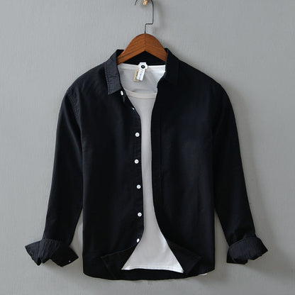 Camicia in Lino Bianca - Old Money®
