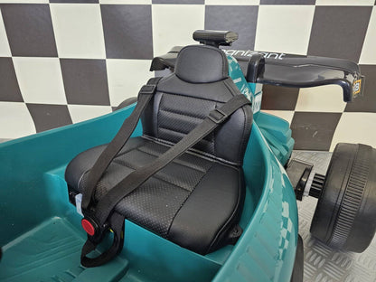Aston Martin F1 24V Elektroauto für Kinder – Grün