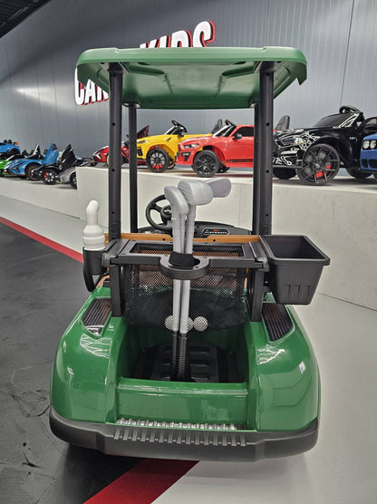 Carrello da Golf Elettrico per Bambini 24 V – 2 Posti – Verde