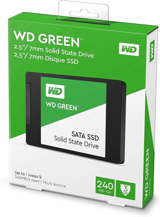 WD Green SSD 2,5" 240 GB SATA 6 Gbit/s Western Digital WDS240G2G0A HDD Laptop PC