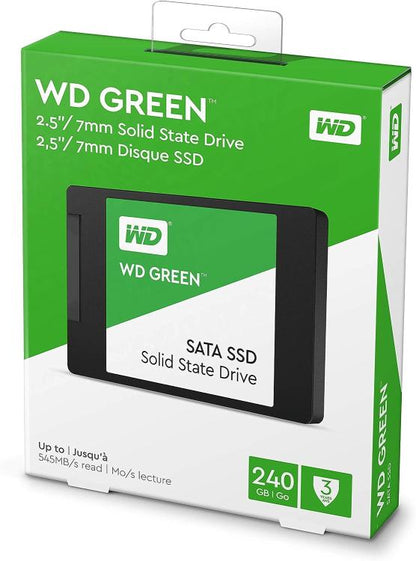 WD Green SSD 2,5" 240 GB SATA 6 Gbit/s Western Digital WDS240G2G0A HDD Laptop PC