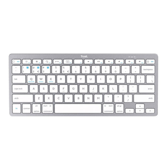 Trust Tastiera Usb 2.0 Muto Silent Mini Usb Qwerty Nero Pc Computer Keyboard
