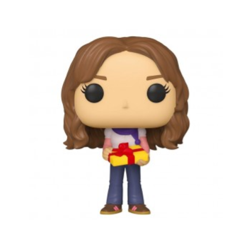 Funko Pop! Harry Potter – (123) Hermione Granger Holiday mit Geschenk Vinylfigur