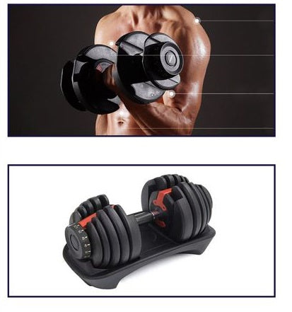 Einstellbares Hantel-Set mit variabler Gewichtsverstellung 0-24 kg
