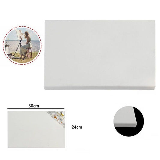 Tela Pittura Tele Per Dipingere Telaio In Legno Telati Cotone Grana Fine 24X30Cm