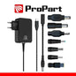 Alimentatore Propart GaN Type C 90W  + 7 Connettori DC nero