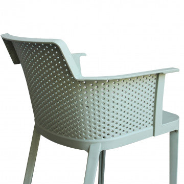 Poltrona Cathy - Poltrona impilabile in polipropilene - Dimensioni: 60x58x76.5cm