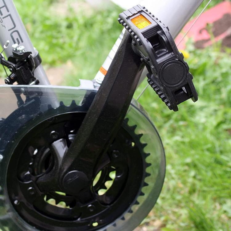 Coppia Pedali (Pieghevoli) Bici Bicicletta Riflettori Universali Antiscivolo Nero