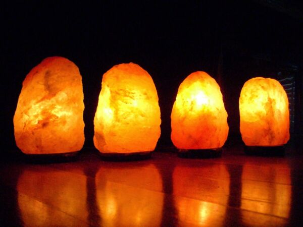 Himalaya Salzlampe 4-6 kg Naturbelassenes Rohsalz aus Tibet