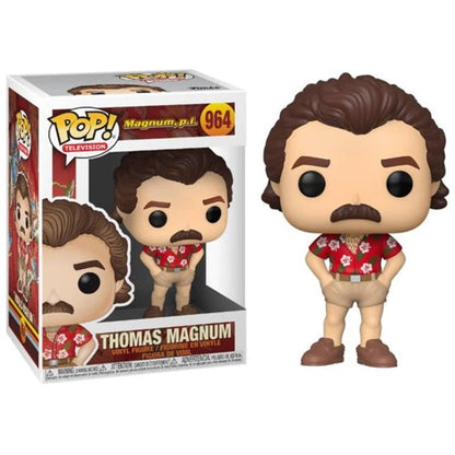 Funko Pop! Television - Magnum P.I. (964) Thomas Magnum Vinyl Figur 9cm Statue