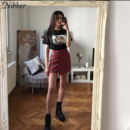 Gonna donna pantaloncino rosso