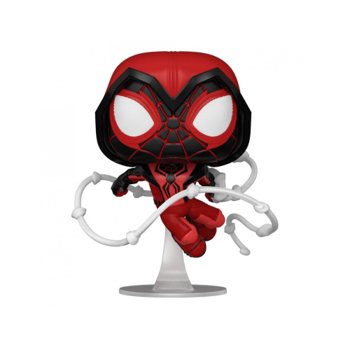 Funko Pop ! Spiderman Miles Morales - (770) Crimson Cowl Suit Figure 9cm