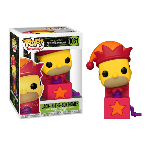 Funko Pop! Die Simpsons – (1031) Homer Jack-in-the-Box Vinylfigur 9cm