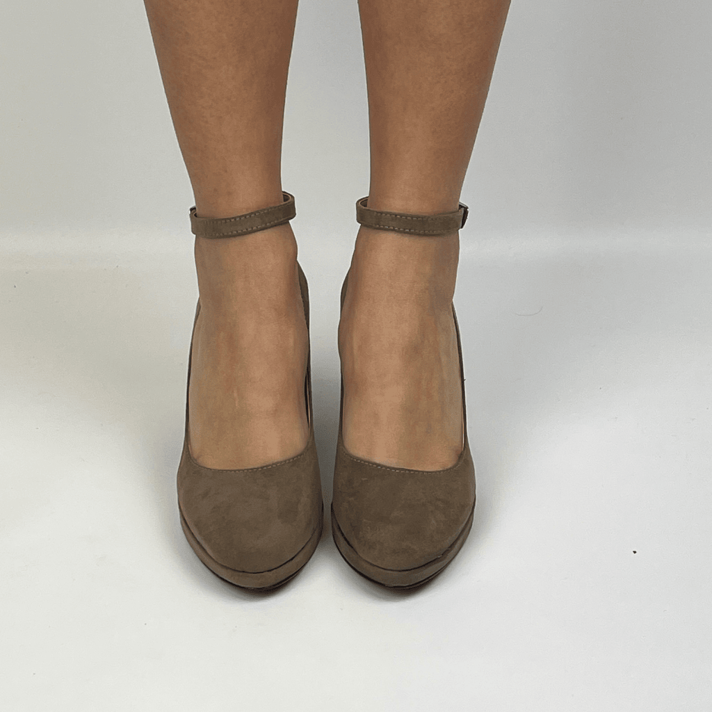 Morablu 2594 Velvet Tan Marrone Tacco 80