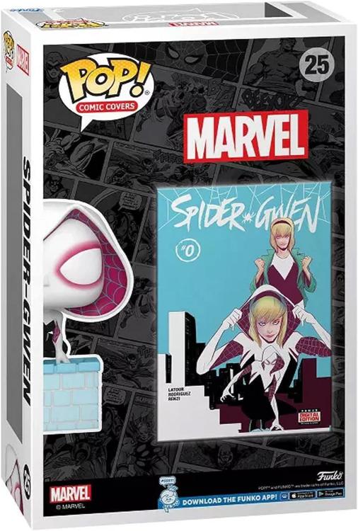 Funko Pop! Comic Cover Marvel - (25) Spider-Gwen Vinylfigur 9 cm Superheld