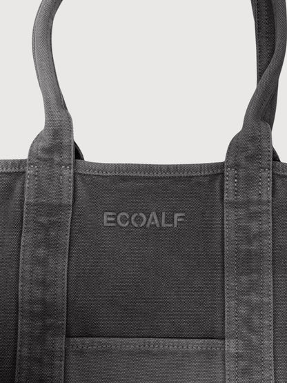 Bag Palms Medium Asphalt Cotton | Ecoalf