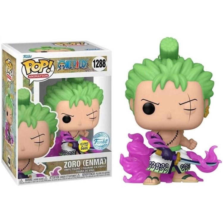 Funko Pop! Animation - One Piece (1288) Zoro W/ Enma Figur Special Gitd 9cm