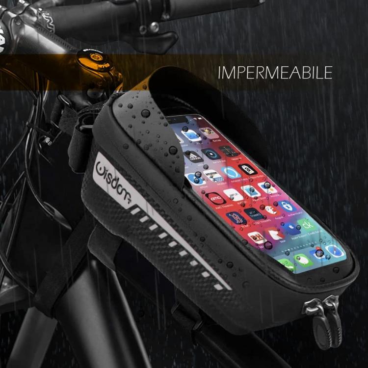 FAHRRADRAHMEN-TASCHE HALTERUNG HANDY SMARTPHONE BIS 15,5cm
