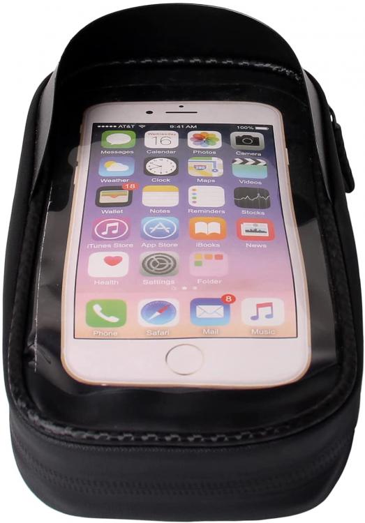 FAHRRADRAHMEN-TASCHE HALTERUNG HANDY SMARTPHONE BIS 15,5cm