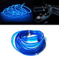 12V Fiber Optic LED Strip Car Interior Decorative Ambient Light (3M-Blue)