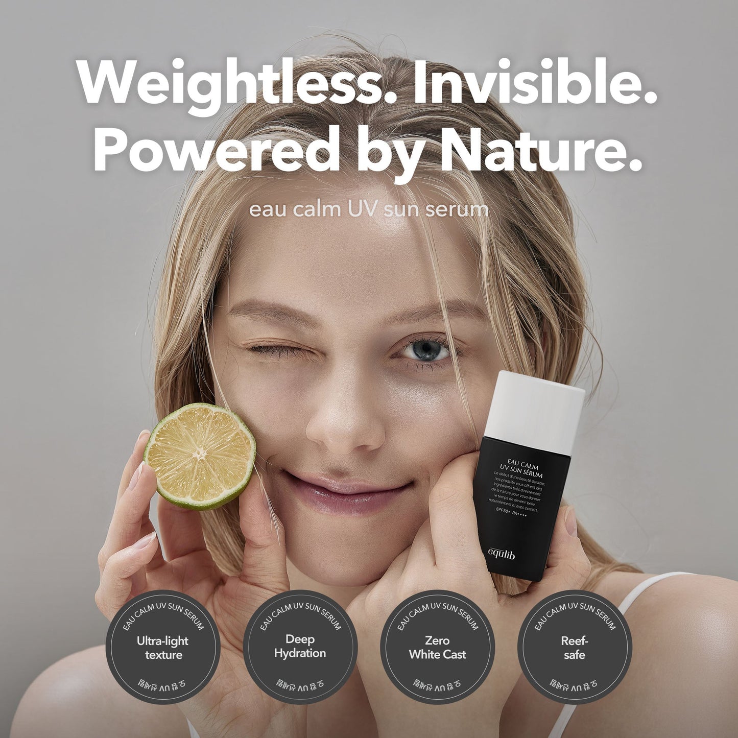 equlib EAU CALM UV SUN SERUM