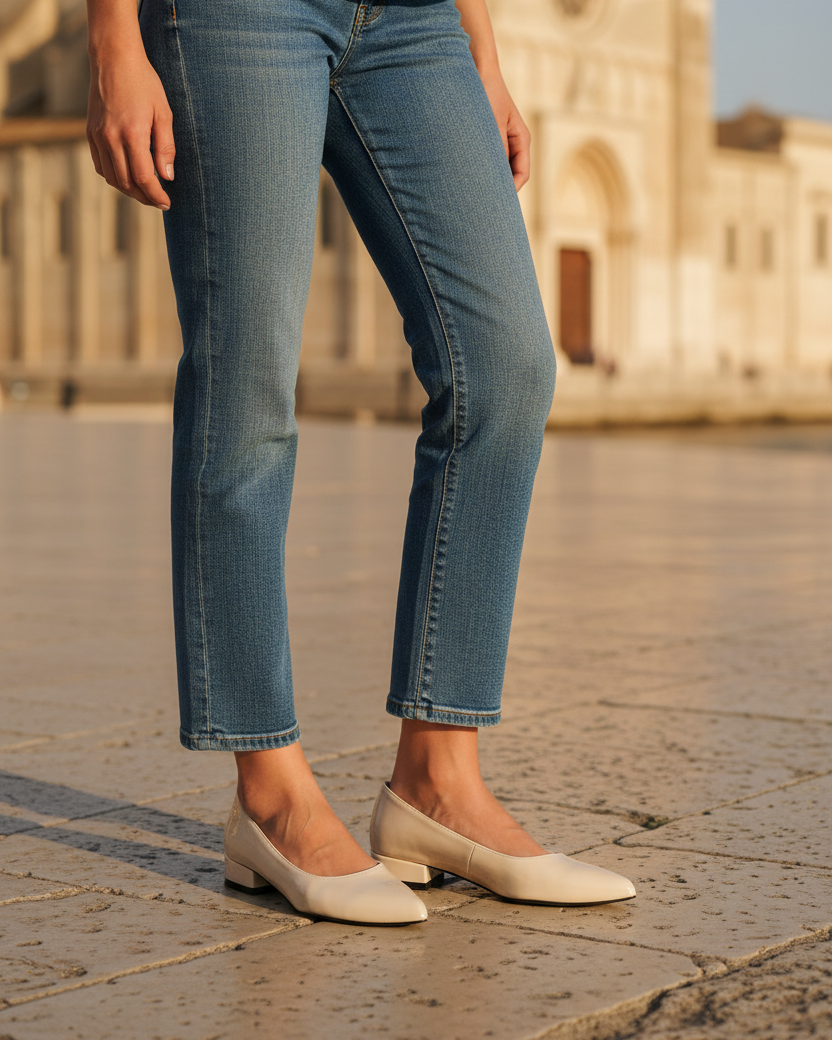 Morablu 2844 Vernice Avorio Tacco 30