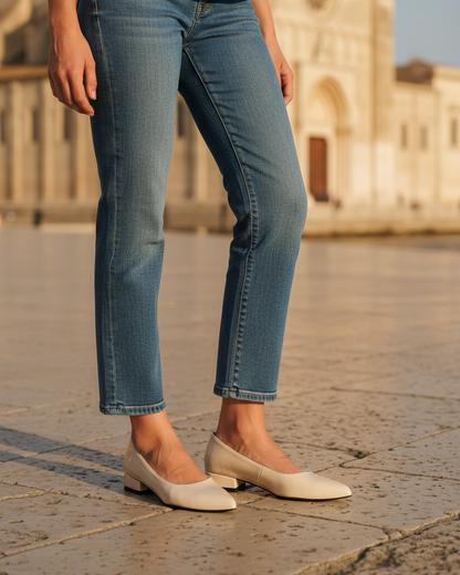 Morablu 2844 Vernice Avorio Tacco 30