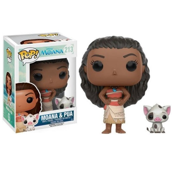 Funko Pop! Disney Moana - Oceania (213) Moana & Pua Vinyl Figur 9cm