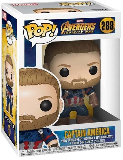 Funko Pop! Marvel Avengers Infinity War (288) Captain America Vinyl Figure 9cm