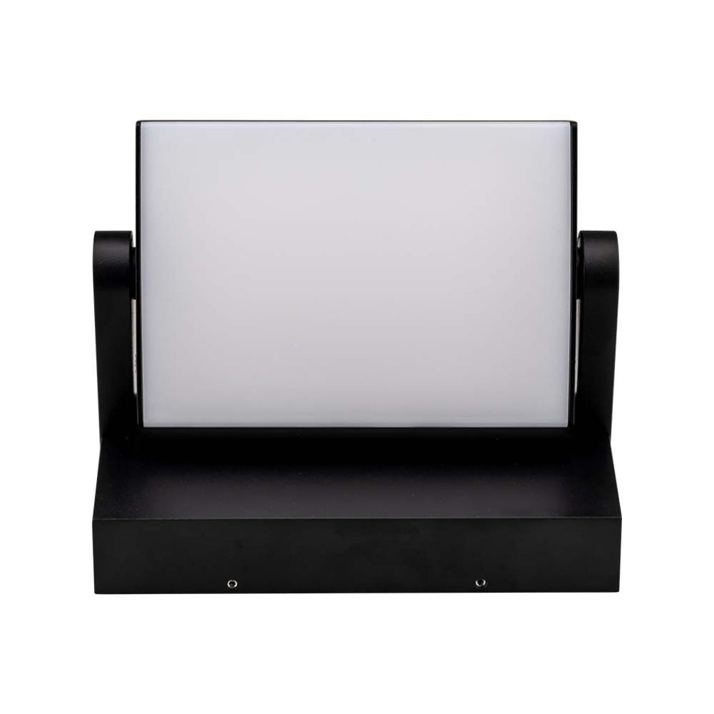 Lampada LED Muro 17W Rettangolare Ruotabile 4000K IP65 Nera