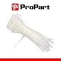 Fascette elettricista nylon 3,6x300mm Bianco 100pz