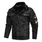 Men's Military Leather Jacket
