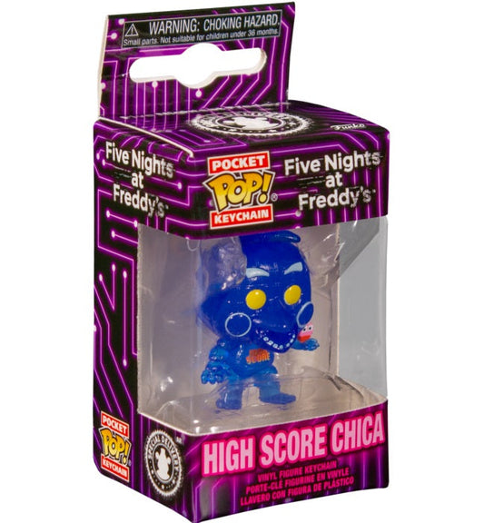 Funko Pop Schlüsselanhänger Five Nights At Freddy'S S7 High Score Chica Blue Keychain