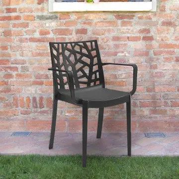 Matrix Sessel - Stapelbarer Sessel aus Polypropylen Maße: cm 55 x 58 x 82 H