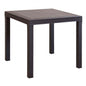 Dallas 80 x 80 Table with Molded Plastic Frame and Wicker Finish