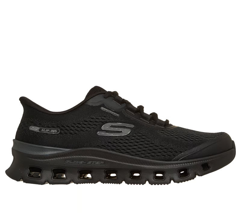 Skechers Scarpa sneakers uomo Slip-ins Waterproof: Glide-Step Pro - ChaChing 233135/BBK nero