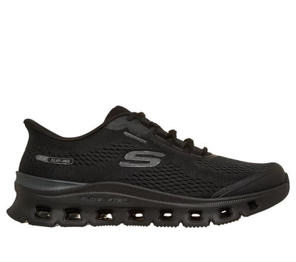 Skechers Scarpa sneakers uomo Slip-ins Waterproof: Glide-Step Pro - ChaChing 233135/BBK nero