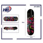 Hb Sport Complete Skateboard Kids/Adult Unisex Wooden Skateboard 06051 70 Cm
