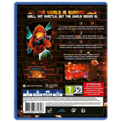Nuclear Blaze PS4 Disc PlayStation 4 Retro-Spiel Feuerwehr (inkl. Schlüsselanhänger)
