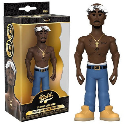 Funko Gold - Tupac Shakur Premium Vinyl Figure 13 Cm Singer Pop Da Collezione